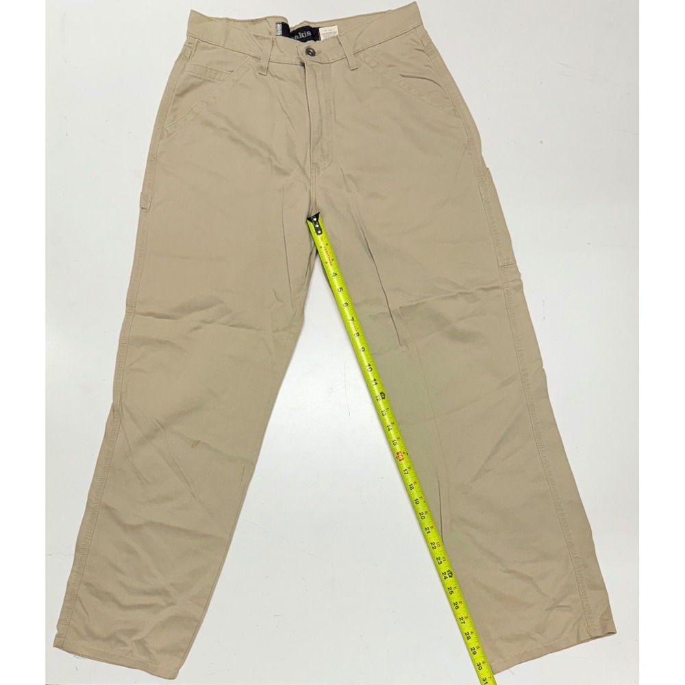 VTG‎ Mens Levi's SilverTab Khakis Carpenter Pants 32x31 Made USA Small Stain